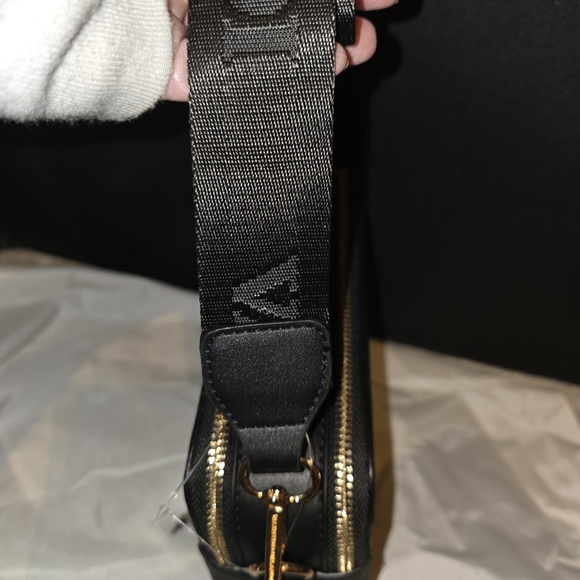 Valentino Black Crossbody with Gold Accents - Picture 3 of 9